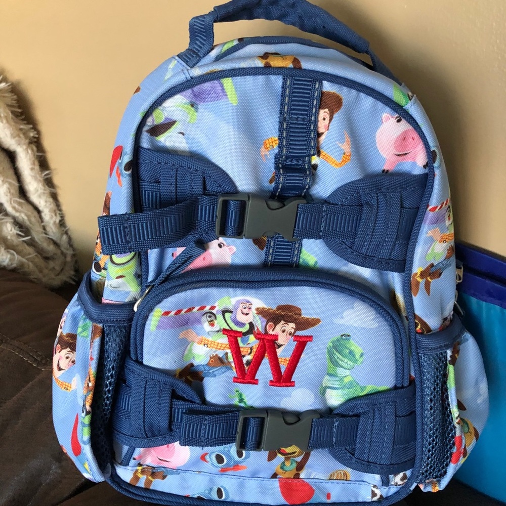 Mini Toy Story backpack with “W” embroidered